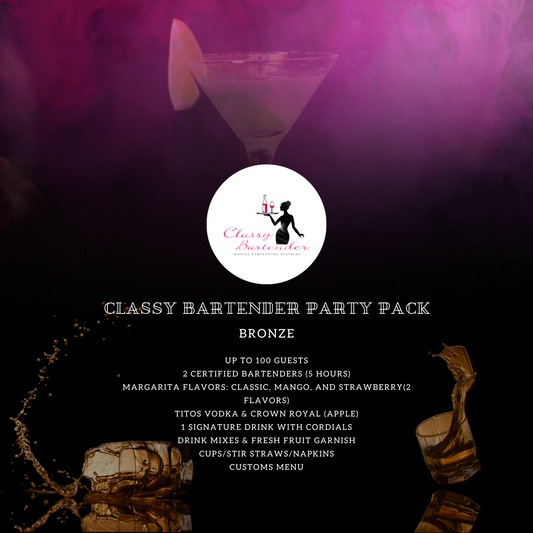 CLASSY BARTENDER PARTY PACK (BRONZE)